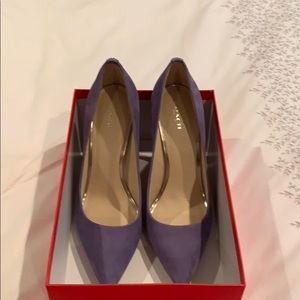 Coach porcelain blue pumps
